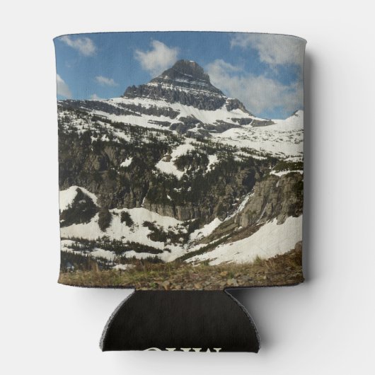 グレイシャーパークのローガンパスからレイノルズマウンテン 缶クーラー (裏面)