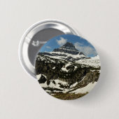 グレイシャーパークのローガンパスからレイノルズマウンテン 缶バッジ (正面&裏面)