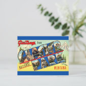 グレイシャーパークグリーティングポストカード ポストカード (スタンド正面)