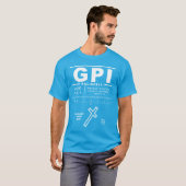 グレイシャーパーク国際的エアポートGPI Tシャツ (正面フル)