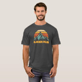 グレイシャーピーク レトロターコイズ Tシャツ (正面フル)