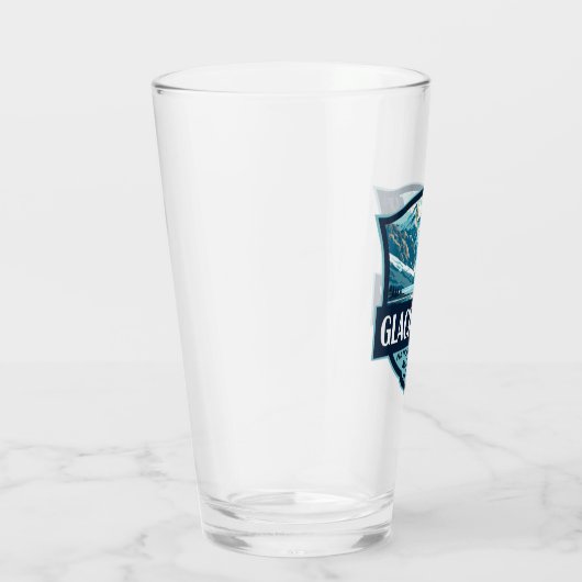 グレイシャーベイナショナルパークイラストレーションレトロ タンブラーグラス (右)