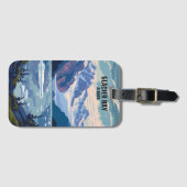 グレイシャーベイ国立公園アラスカヴィンテージ旅行 ラゲッジタグ (正面横)