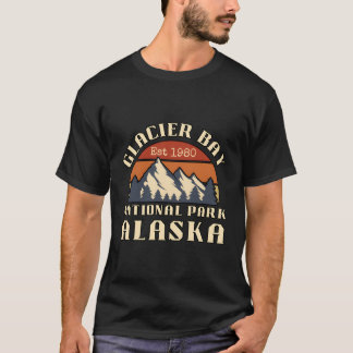 グレイシャーベイ国立公園アラスカ山ハイキングO Tシャツ