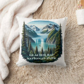グレイシャーベイ国立公園アラスカ クッション (ブランケット)