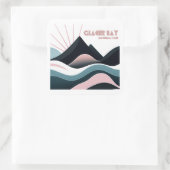 グレイシャーベイ国立公園カラーヒルズ スクエアシール (バッグ)