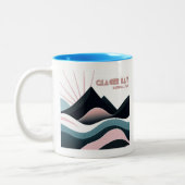 グレイシャーベイ国立公園カラーヒルズ ツートーンマグカップ (左)