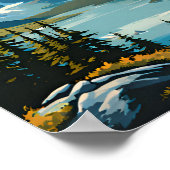 グレイシャーベイ国立公園トラベルPS ポスター (角)