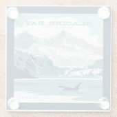 グレイシャーベイ国立公園 |オルカ ガラスコースター (裏面)