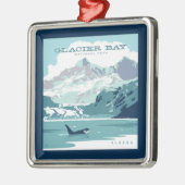 グレイシャーベイ国立公園 |オルカ メタルオーナメント (左)
