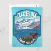 グレイシャーベイ国立公園 ポストカード (正面/裏面)