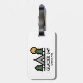 グレイシャーベイ国立公園 ラゲッジタグ (裏面縦)