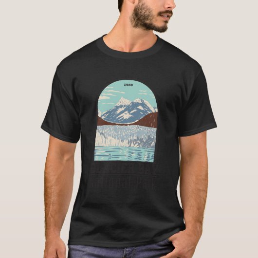 グレイシャーベイ国立公園 Tシャツ (正面)