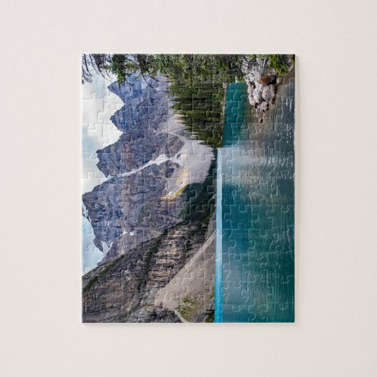 グレイシャーレイクマウンテンジグソーパズル ジグソーパズル (縦)