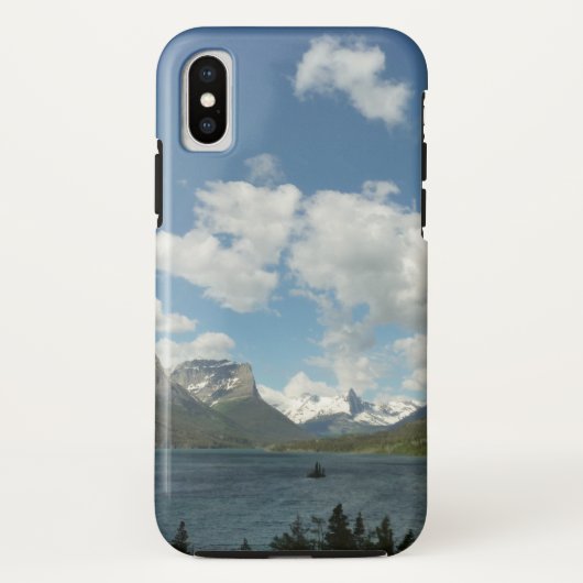 グレイシャー国立公園のセントメアリーレイクII Case-Mate iPhoneケース (裏面)