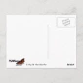 グレイシャー国立公園のセント・メアリー秋II ポストカード (裏面)