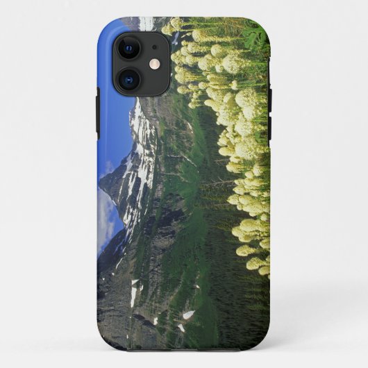 グレイシャー国立公園のローガン峠のベアグラス Case-Mate iPhoneケース (裏面)
