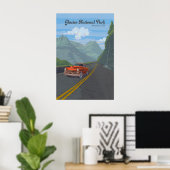 グレイシャー国立公園旅行ポスター ポスター (ホームオフィス)