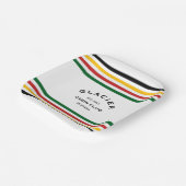 グレイシャー キャビン クラブ カスタム クレスト パーク ストライプ ペーパープレート (傾斜あり)