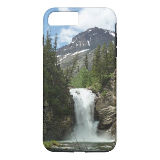 グレイシャー+ナショナル+パークのランニングイーグル滝 Case-Mate iPhoneケース (裏面)