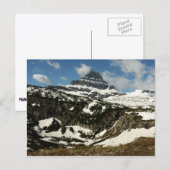 グレイシャー・パークのレイノルズ山 ポストカード (正面/裏面)