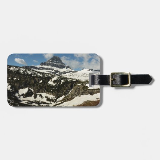 グレイシャー・パークのローガン峠から望むレイノルズ山 ラゲッジタグ (正面横)