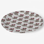 グレイシルバー結婚ズ・ベル結婚記念日 ペーパープレート (アングル)