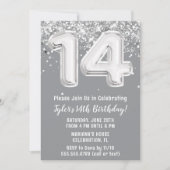 グレイシルバー14thバースデーパーティー 招待状 (正面)