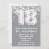 グレイシルバー18thバースデーパーティー 招待状 (正面)