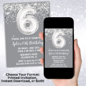 グレイシルバー6thバースデーパーティー 招待状