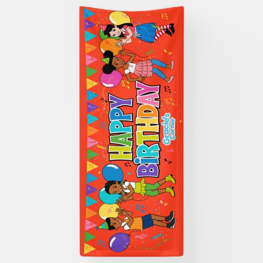 グレイシーズコーナー誕生日バナー（大） 横断幕 (縦)