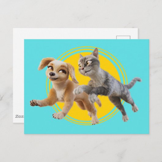 グレイシー&ペドロが解き放たれた ポストカード (正面/裏面)