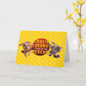 グレイシー&ペドロアドベンチャーアウェイツ カード (黄色い花)