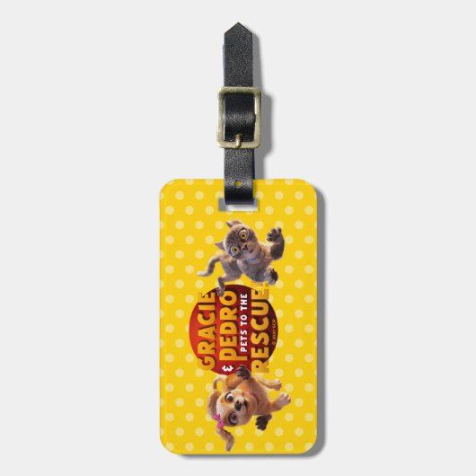 グレイシー&ペドロアドベンチャーアウェイツ ラゲッジタグ (正面縦)