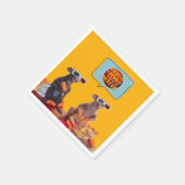 グレイシー&ペドロウォッチパーティー スタンダードカクテルナプキン (角)