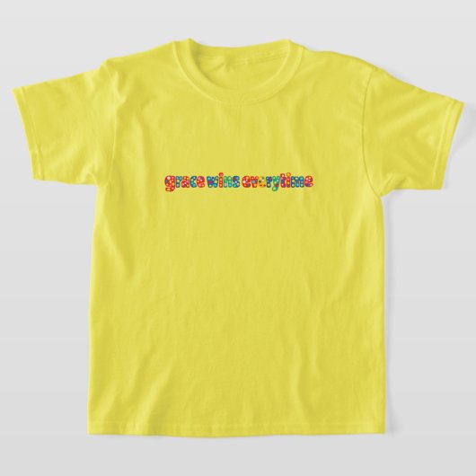 グレイスはいつも勝つ  Tシャツ (レイダウン)