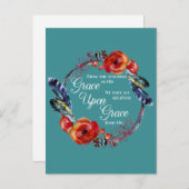 グレイスオングレスヨハネ1:16聖なる書物、 経典 ポストカード (正面/裏面)