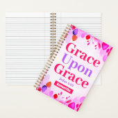 グレイスオングレースボホキリスト教10代のガールジャーナル ノートブック (内側)