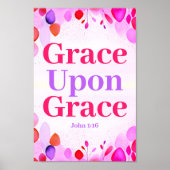 グレイスオングレースボホクリスチャン10代のガールウォールアート ポスター (正面)