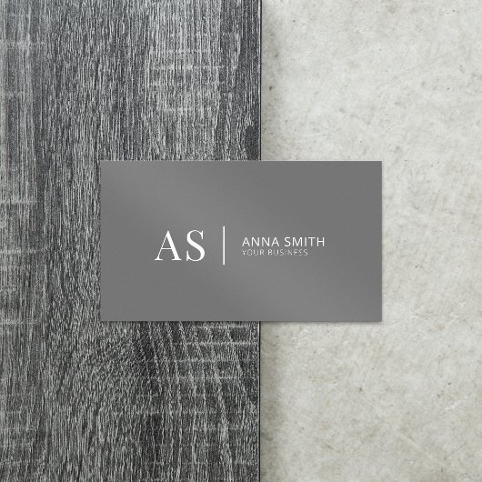 グレイスタイリッシュモノグラモダンム 名刺