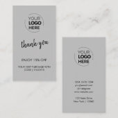 グレイスタイリッシュロモダンゴ事業 割引カード (正面/裏面)