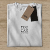 グレイスタイリッシュ・ユー・スローガン Tシャツ