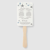 グレイスター・フィッシュ & ブルーシェル 式プログラム ハンドファン (裏面)