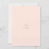 グレイスピモダンモ結婚ーズ 招待状 (裏面)