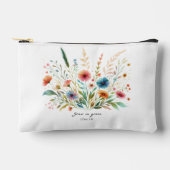 グレイスフローラ パーソナライズされた アクセサリーポーチ (正面)
