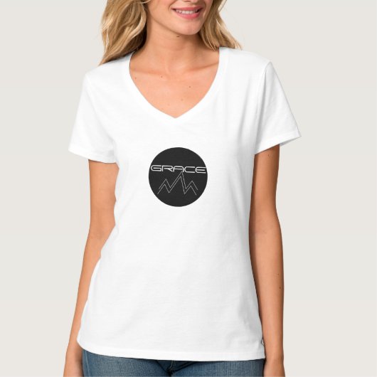 グレイスマウンテン信仰ロゴ Tシャツ (正面)