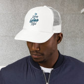 グレイスモダンライフ・ベースボールを生きるブルーホワイト キャップ