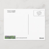 グレイスラベンダーポストカード ポストカード (裏面)