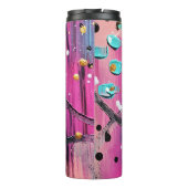 グレイス自分自身抽象芸術タンブラー感動的 タンブラー (裏面)