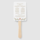 グレイス華美パステル赤面結婚式プログラム ハンドファン (裏面)